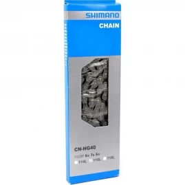 Цепь SHIMANO HG40, 6/7/8 скоростей, 116 звеньев, замок UG51