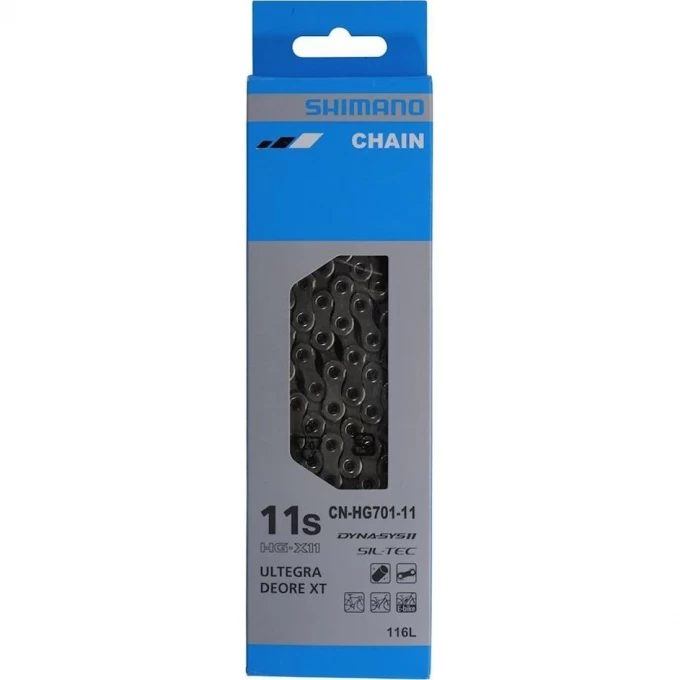 Цепь SHIMANO HG701, 11скоростей, 116 звеньев, замок цепи SM-CN900-11 (1шт), ROAD/MTB/E-BIKE совместимость ICNHG70111116Q Цепь SHIMANO HG701, 11скоростей, 116 звеньев, замок цепи SM-CN900-11 (1шт), ROAD/MTB/E-BIKE совместимость ICNHG70111116Q