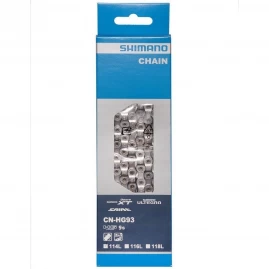 Цепь SHIMANO XT, HG93, 9 скоростей, 114 звеньев, ампульный пин (1 шт)