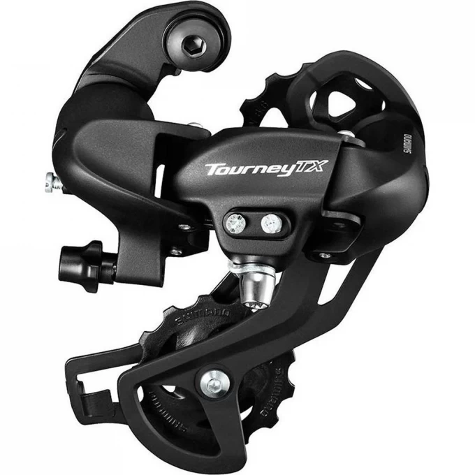 Переключатель задний SHIMANO TOURNEY, TX800, 7/8 скоростей, крепление на петух, черный ERDTX800SGSL Переключатель задний SHIMANO TOURNEY, TX800, 7/8 скоростей, крепление на петух, черный ERDTX800SGSL
