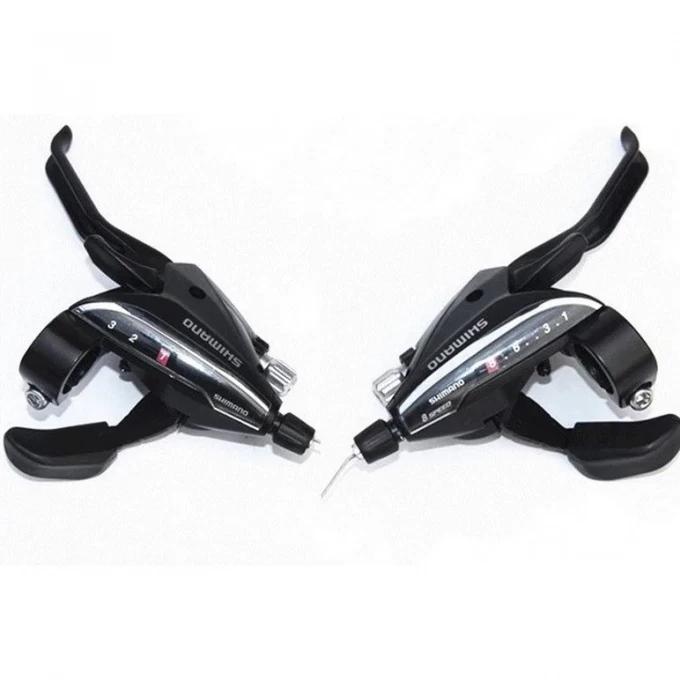Шифтер/Тормозная ручка SHIMANO ACERA, EF65, левый/правый, 3X7 скоростей, трос+оплетка, черный ESTEF65P7A3L Шифтер/Тормозная ручка SHIMANO ACERA, EF65, левый/правый, 3X7 скоростей, трос+оплетка, черный ESTEF65P7A3L