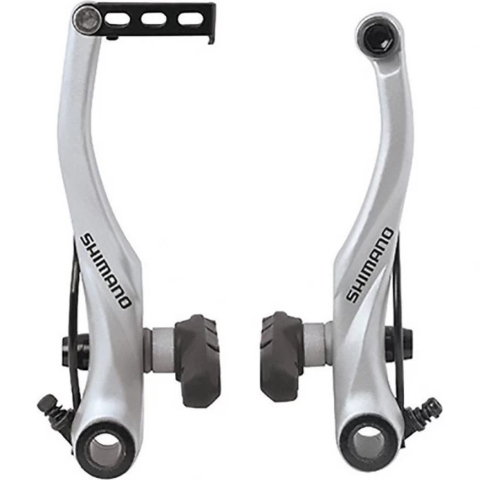 Тормоз SHIMANO V-BR ALIVIO, T4010, серебреный, задний, колодки S70C EBRT4010RX41SSP Тормоз SHIMANO V-BR ALIVIO, T4010, серебреный, задний, колодки S70C EBRT4010RX41SSP