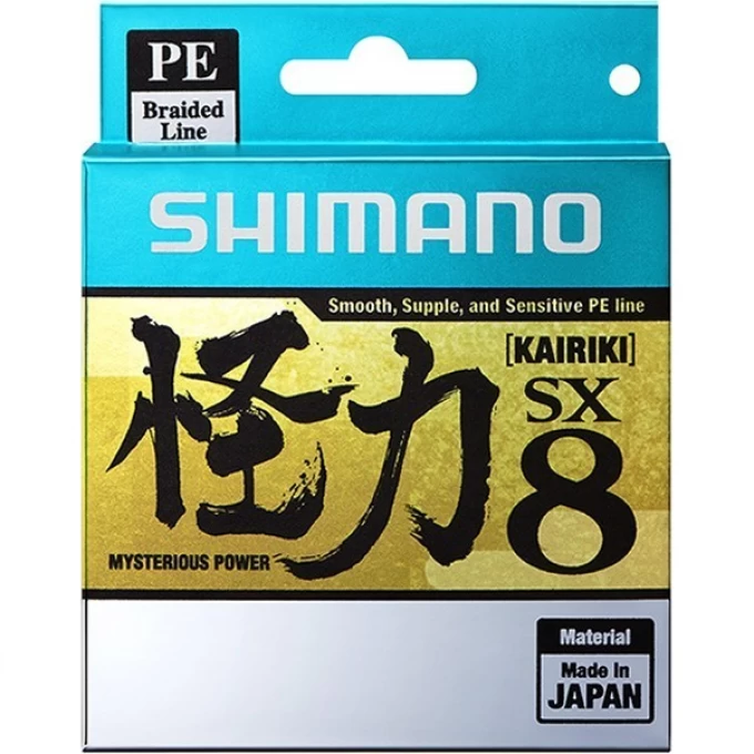 Леска плетёная SHIMANO KAIRIKI 8 PE 150 м разноцветная 0.160 мм 10.3 кг 59WPLA58R23 Леска плетёная SHIMANO KAIRIKI 8 PE 150 м разноцветная 0.160 мм 10.3 кг 59WPLA58R23