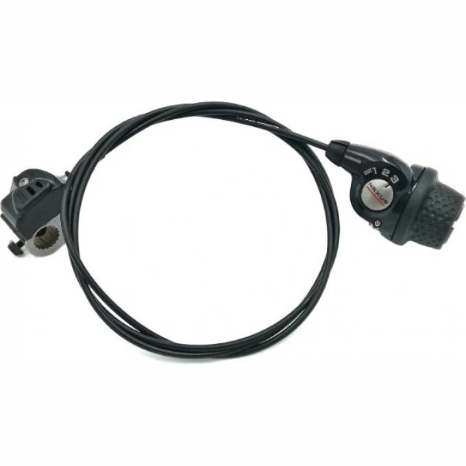 Шифтер для велосипеда SHIMANO NEXUS 3S35E, 3 скорости, c bell crank 3, оплетка, трос 1700мм, без упаковки ASL3S35E170LS Шифтер для велосипеда SHIMANO NEXUS 3S35E, 3 скорости, c bell crank 3, оплетка, трос 1700мм, без упаковки ASL3S35E170LS