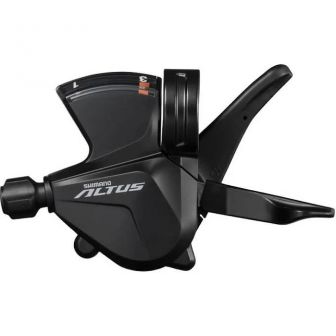 Шифтер SHIMANO ALTUS, M2000, левый, 3 скорости, трос 1800 мм ESLM2000LB Шифтер SHIMANO ALTUS, M2000, левый, 3 скорости, трос 1800 мм ESLM2000LB