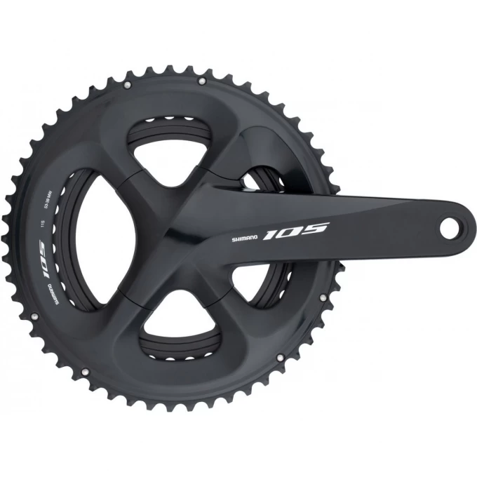 Система SHIMANO 105, R7000, 11 скоростей, 170 мм, 53/39T, черный IFCR7000CX39L Система SHIMANO 105, R7000, 11 скоростей, 170 мм, 53/39T, черный IFCR7000CX39L