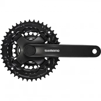 Система SHIMANO TOURNEY TY301, 175 мм, квадрат, 42/34/24, без защиты, черный, без упаковки