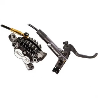 Тормоз дисковый SHIMANO SAINT, M820, BL(прав)/BR(задн), метал. кол. с радиат, 1700мм, черн.